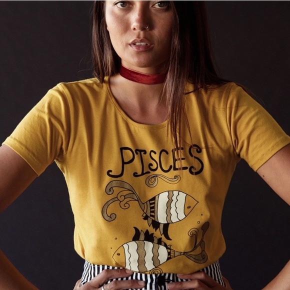 Sugarhigh lovestoned Pisces tee large EUC vintage - Picture 3 of 7